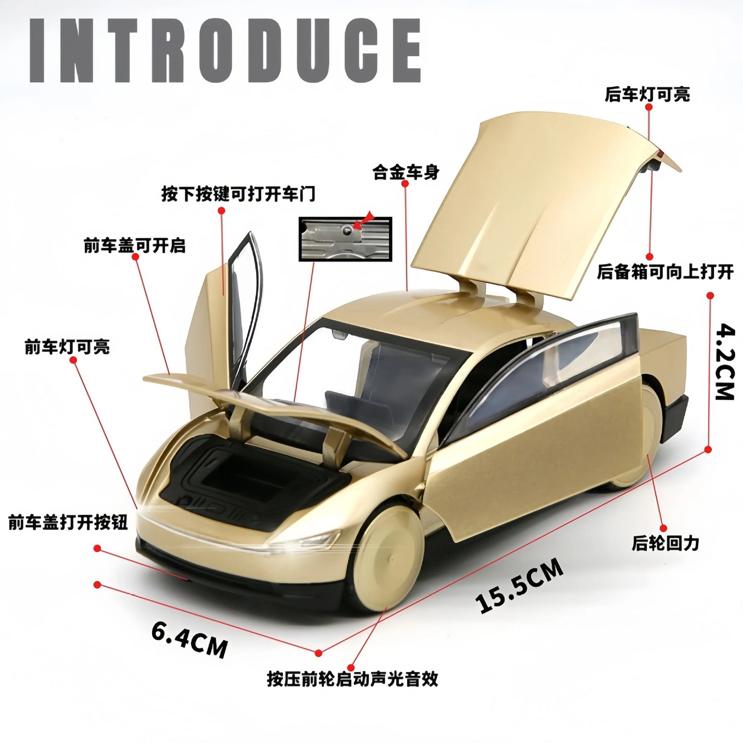 1:32 Robotaxi Driverless Taxi