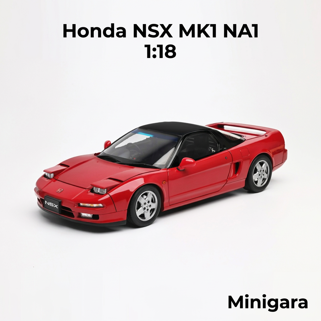 1:18 Honda NSX MK1 NA1 đỏ mui đen
