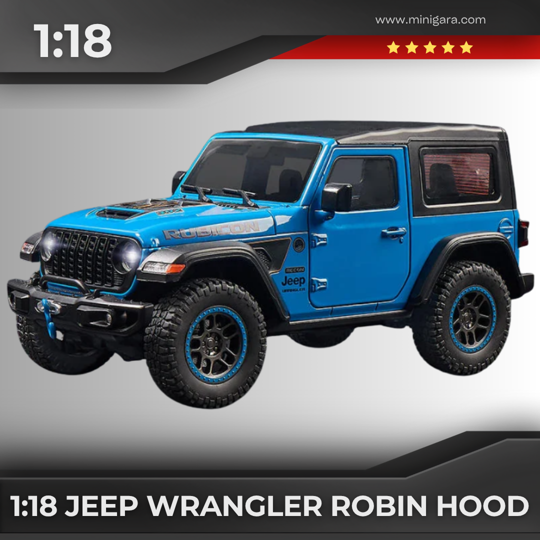 1:18 Jeep Wrangler Robin Hood (20th Anniversary Edition)