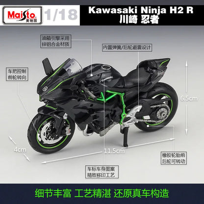 1:18 Kawasaki H2 R H2R Ninja