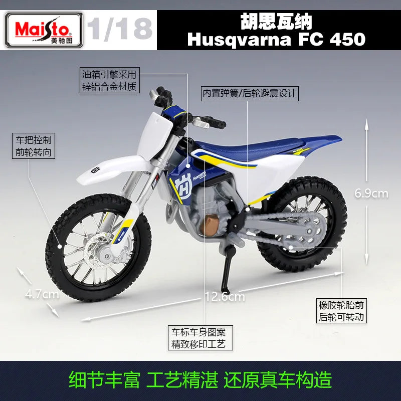 1:18 Husqvarna FC 450 Vitpilen 701