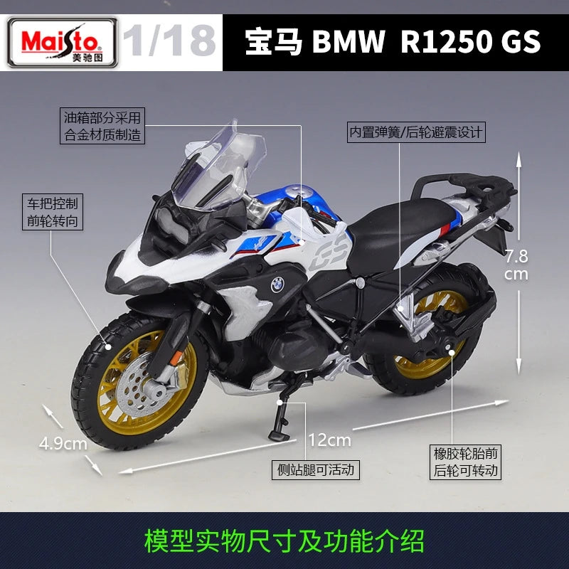1:18 BMW R1250 GS R nineT Scrambler