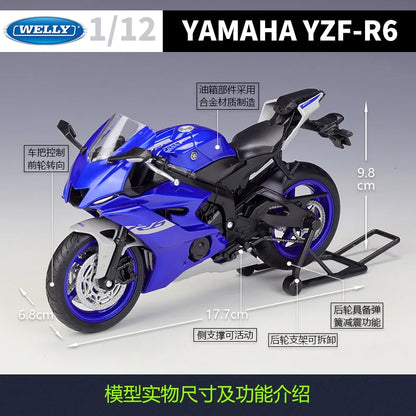 1:12 2020 YAMAHA YZF-R6