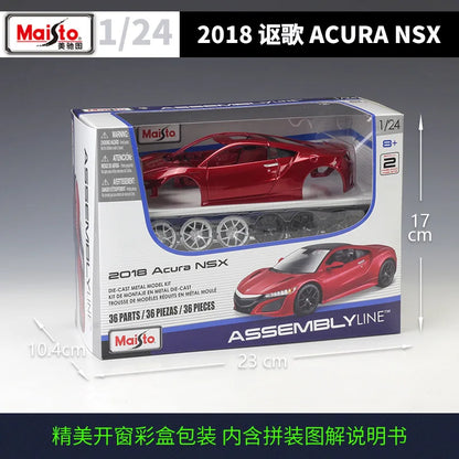 1:24 Porsche 911 GT3 RS  Chevrolet 454 Pick-up Assembled simulation