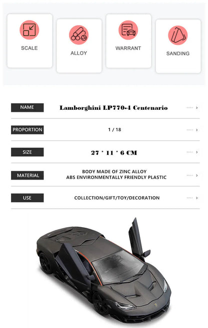 1:18 Lamborghini LP770-4 CENTENARIO