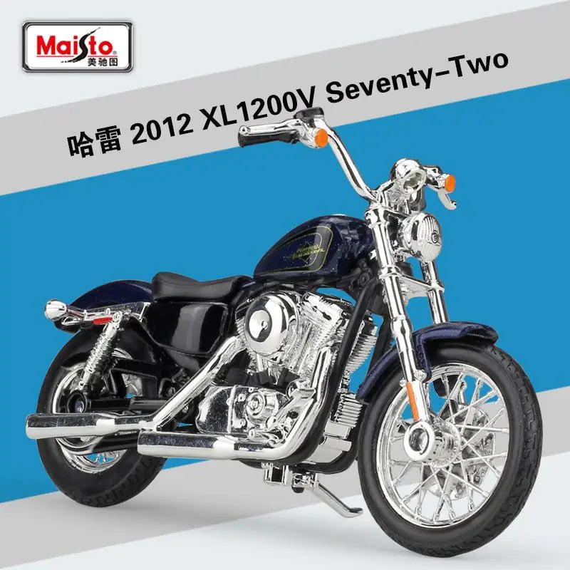 1:18 Harley 2008 FLSTSB Cross Bones