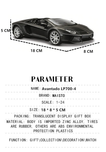 1:24 Lamborghini Aventador LP700-4