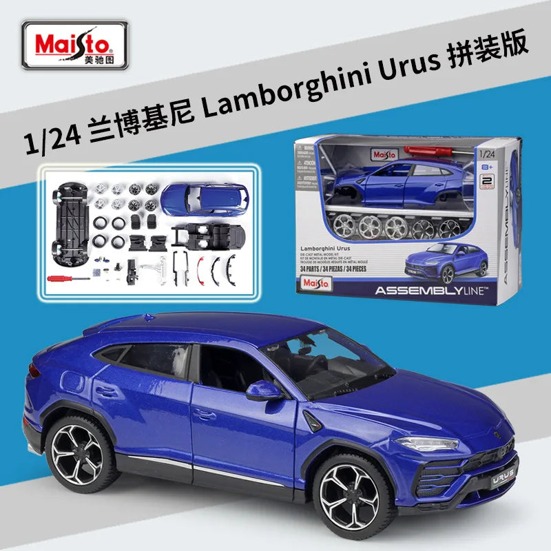 1:24 Porsche 911 GT3 RS  Chevrolet 454 Pick-up Assembled simulation