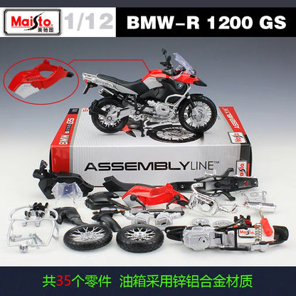 1:12 BMW R1200 GS BMW S1000 RR Assembled