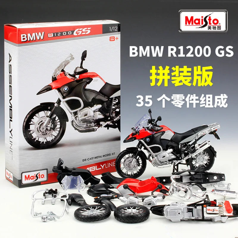 1:12 BMW R1200 GS BMW S1000 RR Assembled