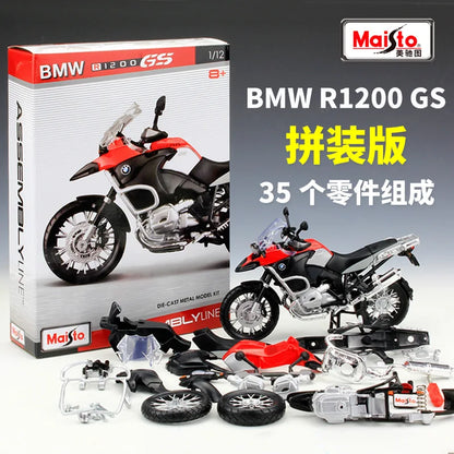 1:12 BMW R1200 GS BMW S1000 RR Assembled