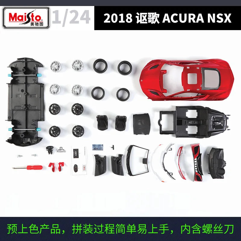 1:24 Porsche 911 GT3 RS  Chevrolet 454 Pick-up Assembled simulation