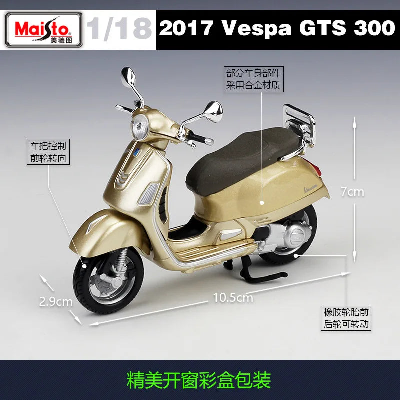 1:18 2017 Vespa GTS 300