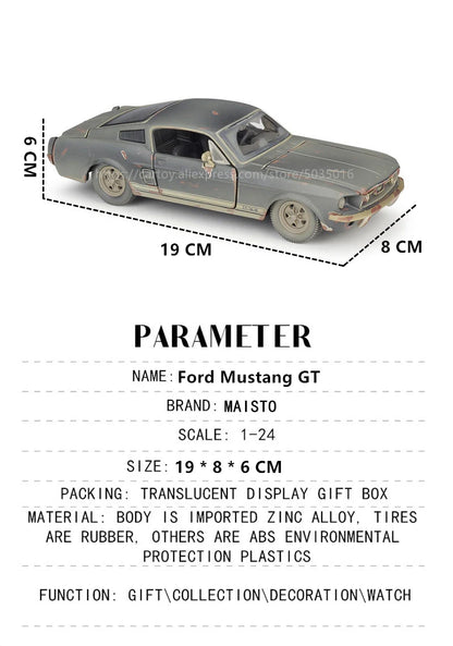 1:24 Old 1967 Ford Mustang GT