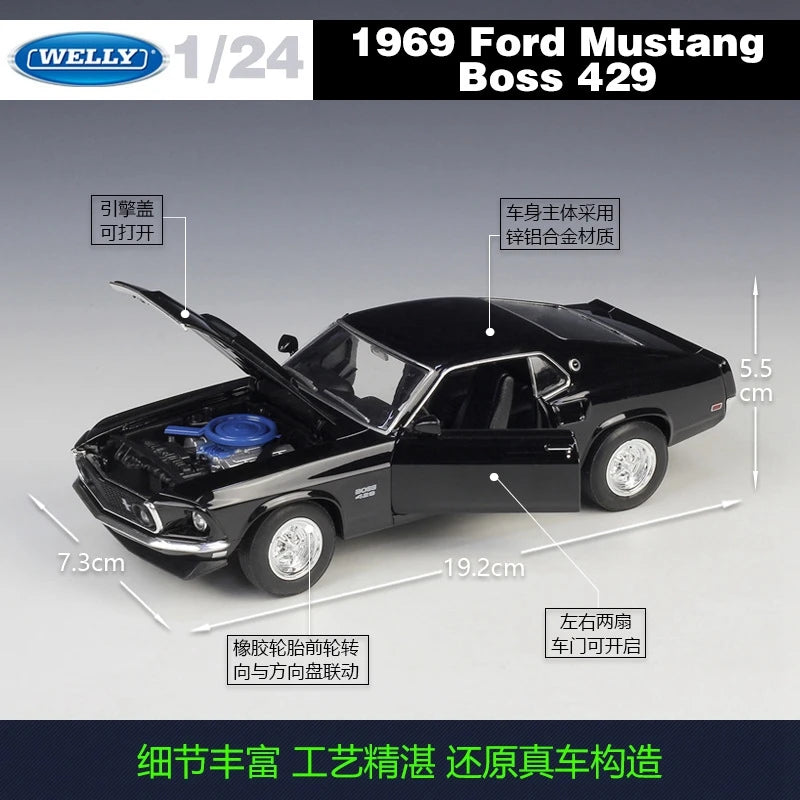 1:24 1969 Ford Mustang BOSS 429