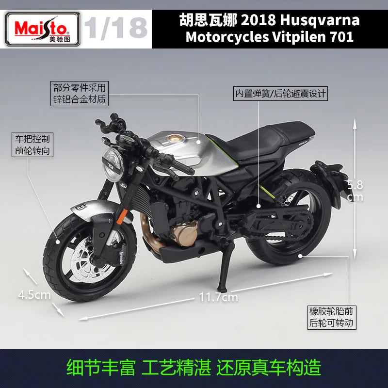 1:18 2018 Husqvarna Vitpilen 701