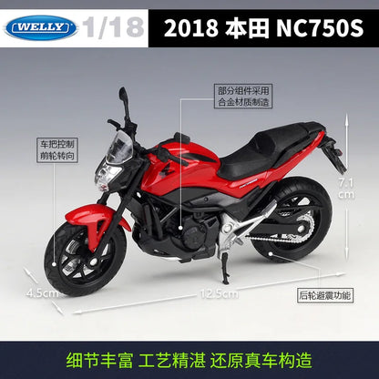 1:18 2018 Honda NC750S