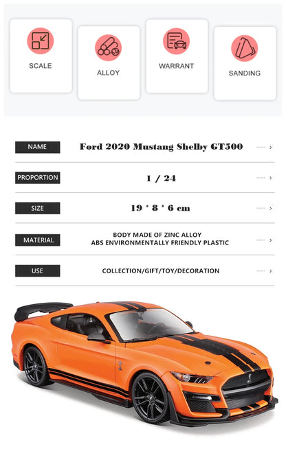 1:24 2020 Ford Mustang Shelby GT500