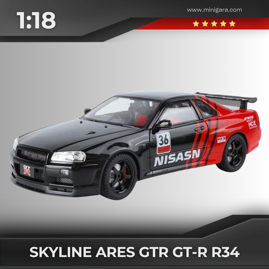 1:18 Skyline Ares GTR GT-R R34