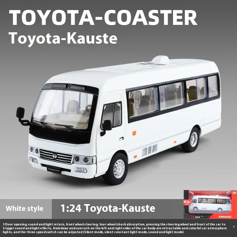 1:24 Toyota Coaster Medium Business Minibus