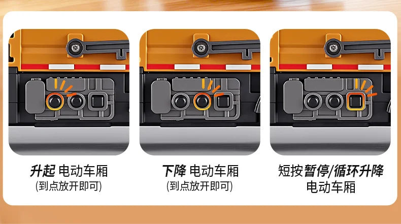 1:24 City Heavy Electric Tipper Dump Truck