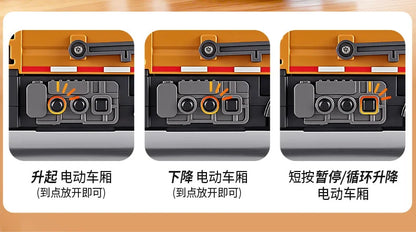 1:24 City Heavy Electric Tipper Dump Truck