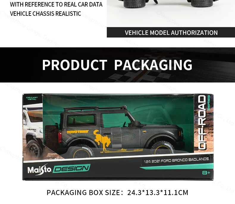 1:24 2021 Ford Bronco Badlands