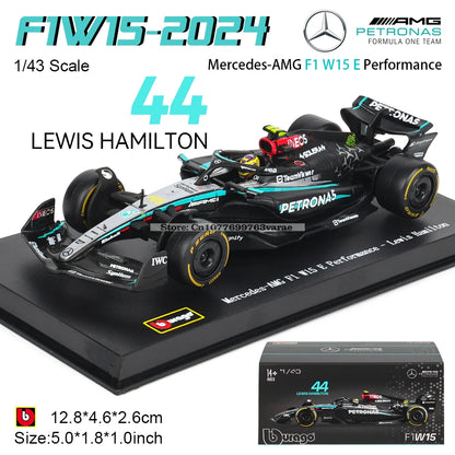 1:43 Mercedes-AMG Petronas F1 Team W15 2024 #44 Hamilton #63