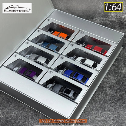 1:64 50 Years 7 GENERATIONS 3 Series 8 sets of car model static ornaments collection