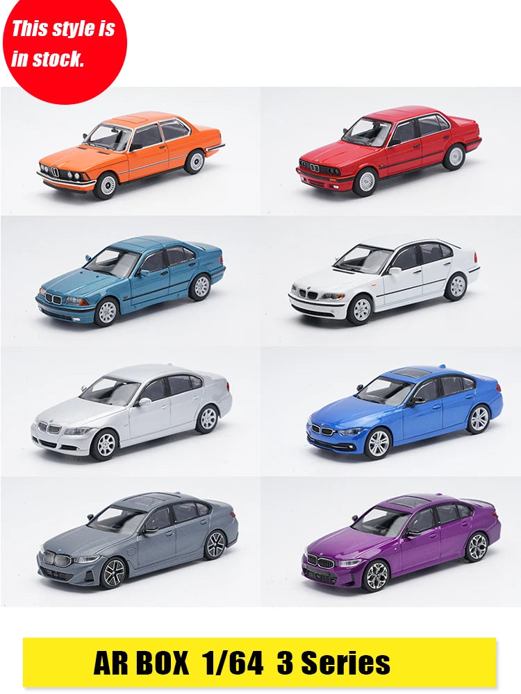 1:64 50 Years 7 GENERATIONS 3 Series E21 E30 E36 E46 E90 F30 G20 I3 G28