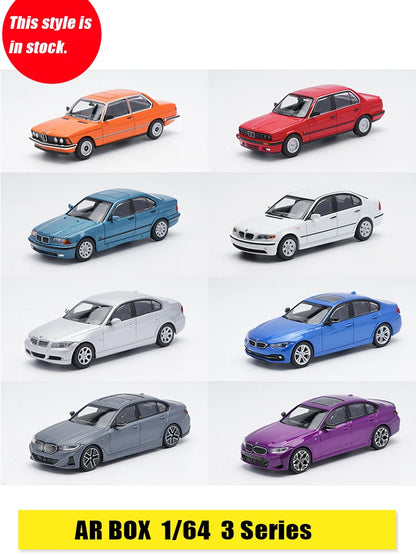1:64 50 Years 7 GENERATIONS 3 Series E21 E30 E36 E46 E90 F30 G20 I3 G28