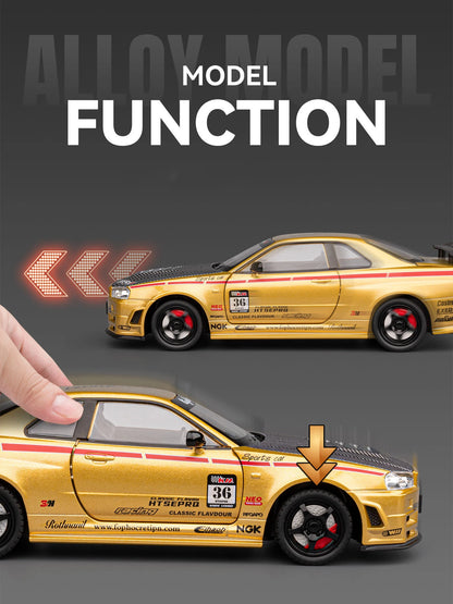 1:24 Ares Silvia Skyline GTR R34