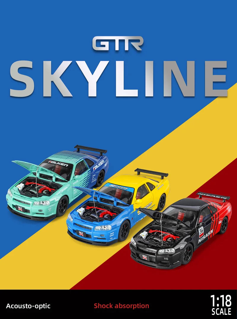1:18 Nissan Skyline Ares GT-R GTR R34