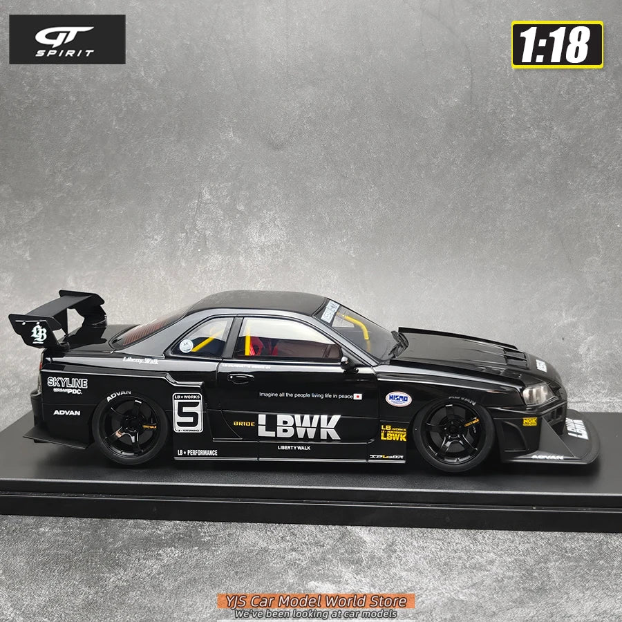 1:18 NISSAN Skyline GTR R34 Résine