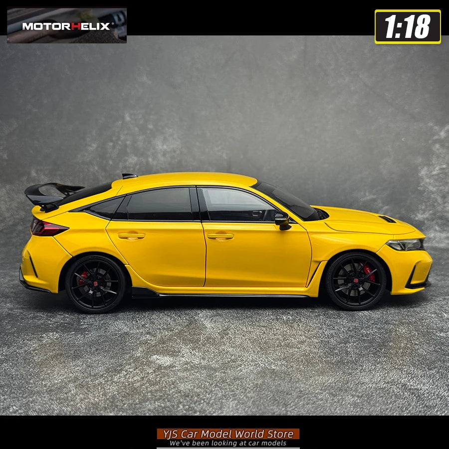 MOTORHELIX 1/18 Honda Civic Type R FL5  Die-casting  automotive model  collection  static display piece  holiday gift