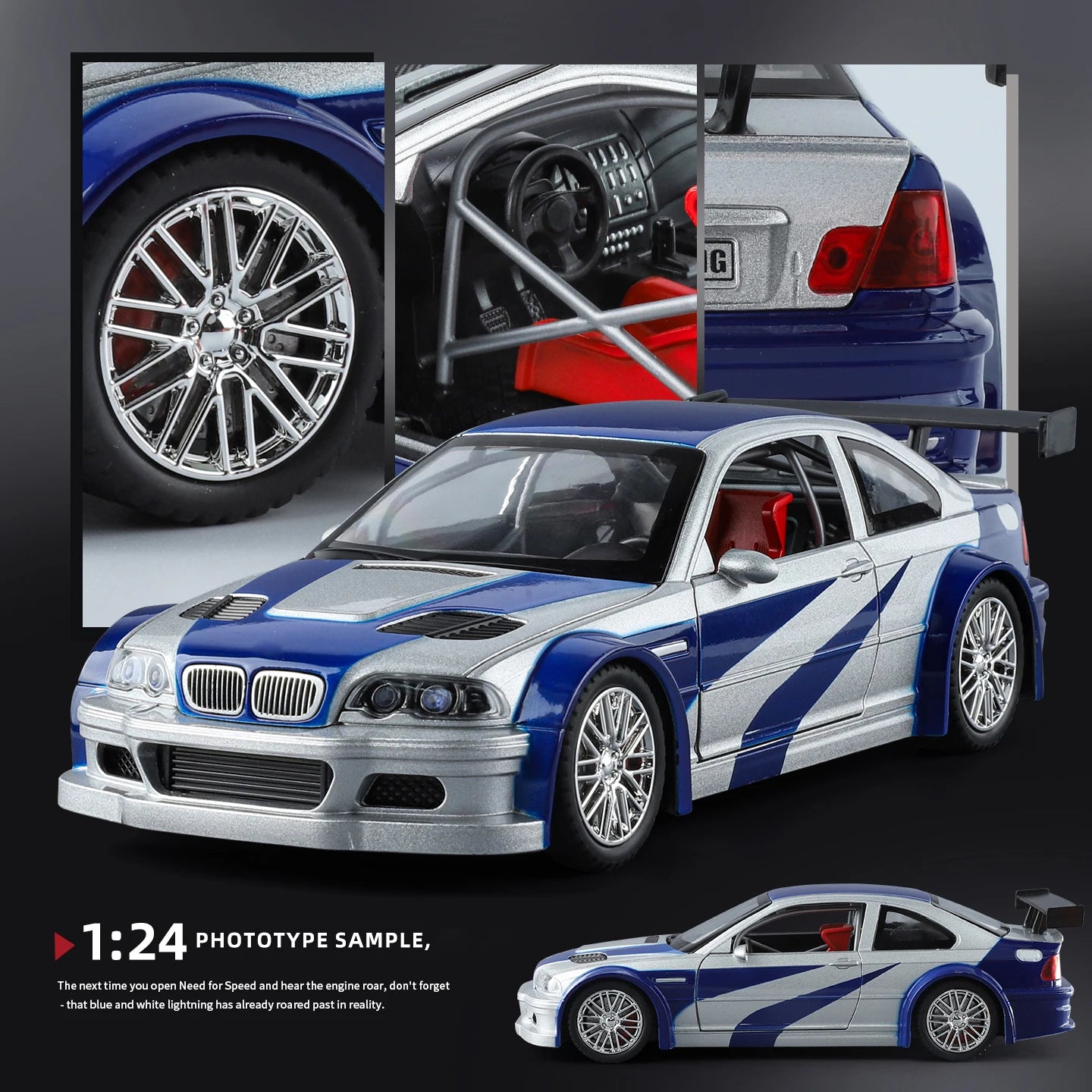 1:24 BMW M3 GTR E46