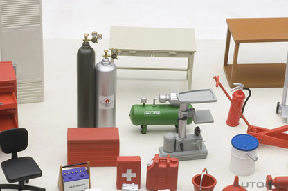 1:18 Garage kit set static display