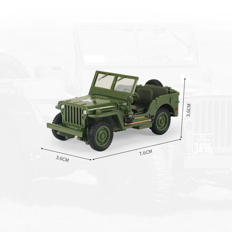 1:43 Jeep Willy Military Army