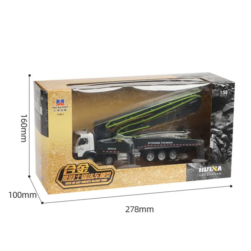 1:50 Cement Pump Truck Model