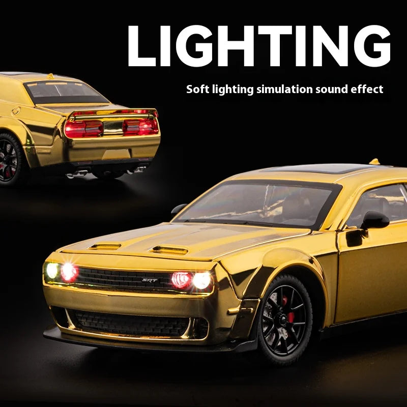 1:24 Dodge Hellcat electroplating version