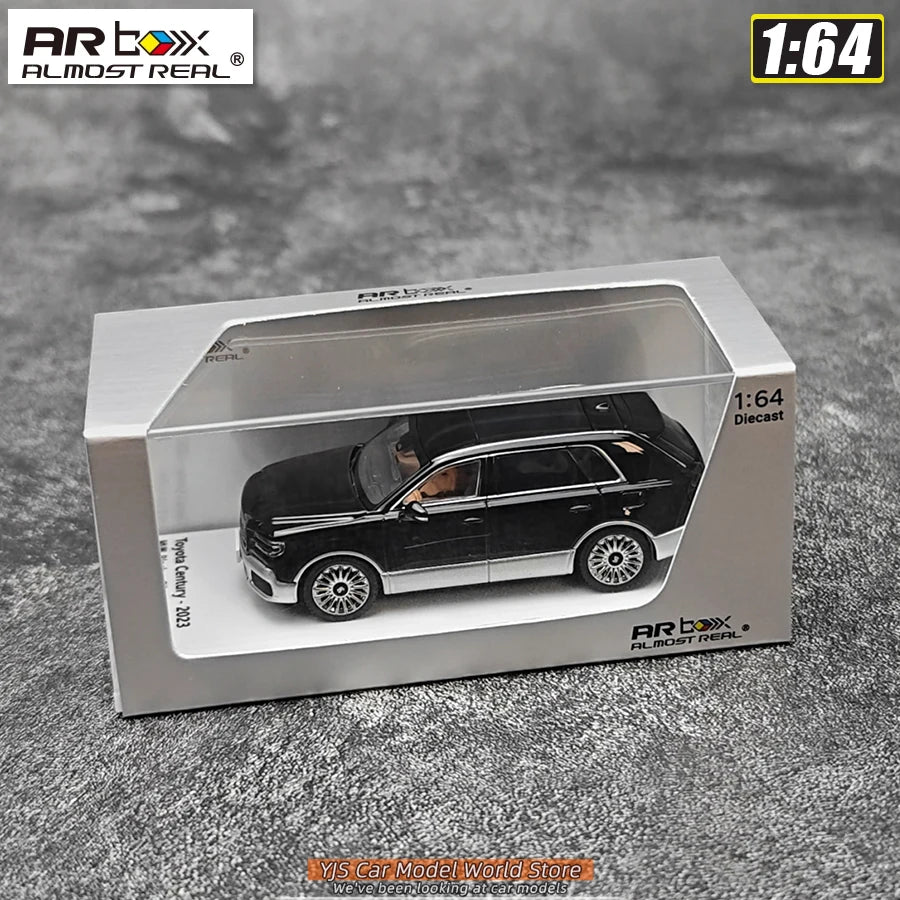 1:64 Toyota Century 2023 Black x Silver LHD