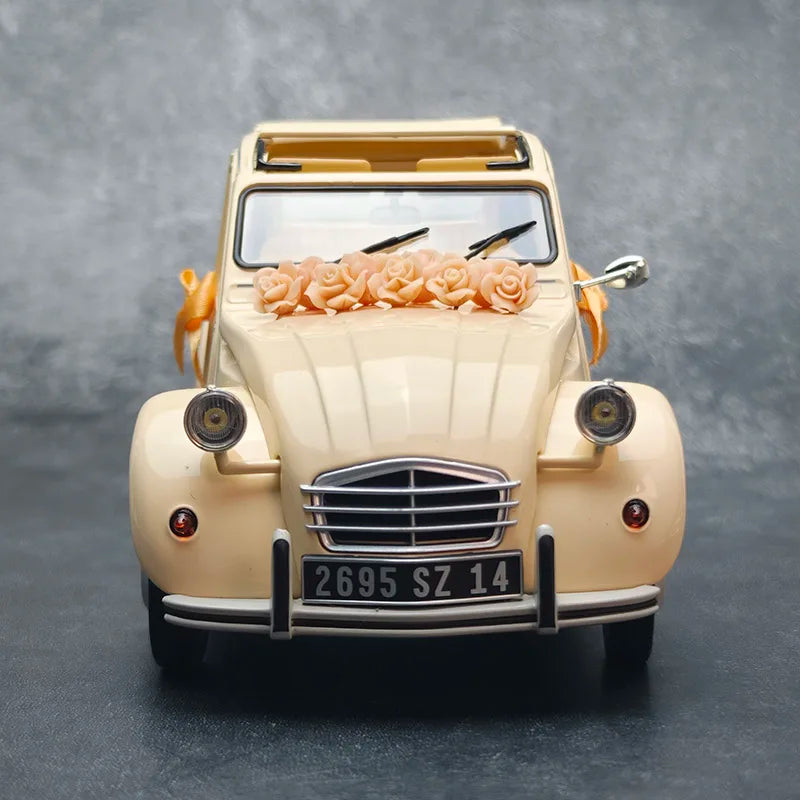 NOREV 1/18 Scale   Citroen 2CV 1986  Static Car Model Diecast Model Ornament Holiday Gift Collection