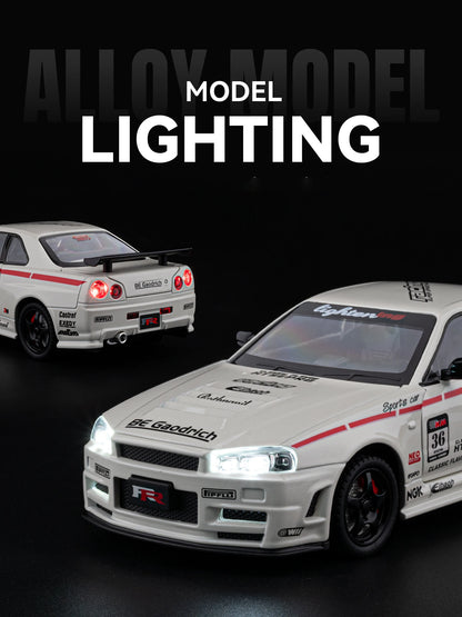 1:24 Ares Silvia Skyline GTR R34