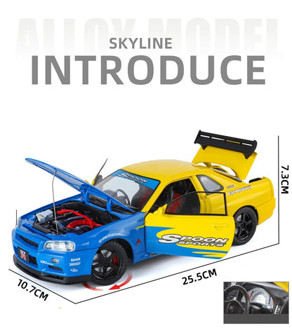 1:18 Nissan Skyline Ares GT-R GTR R34