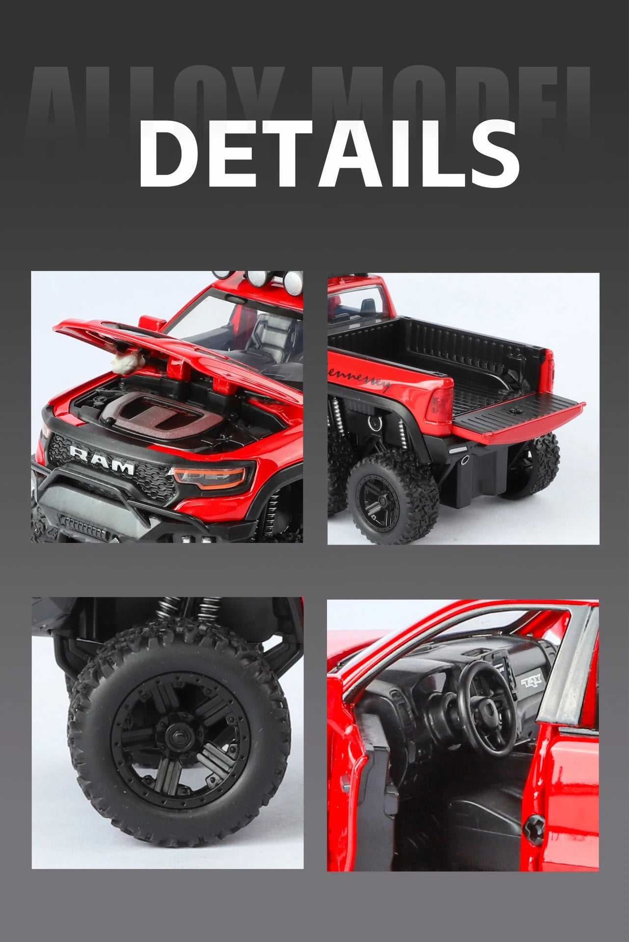 1:32 Dodge Tyrannosaurus RAM Pickup