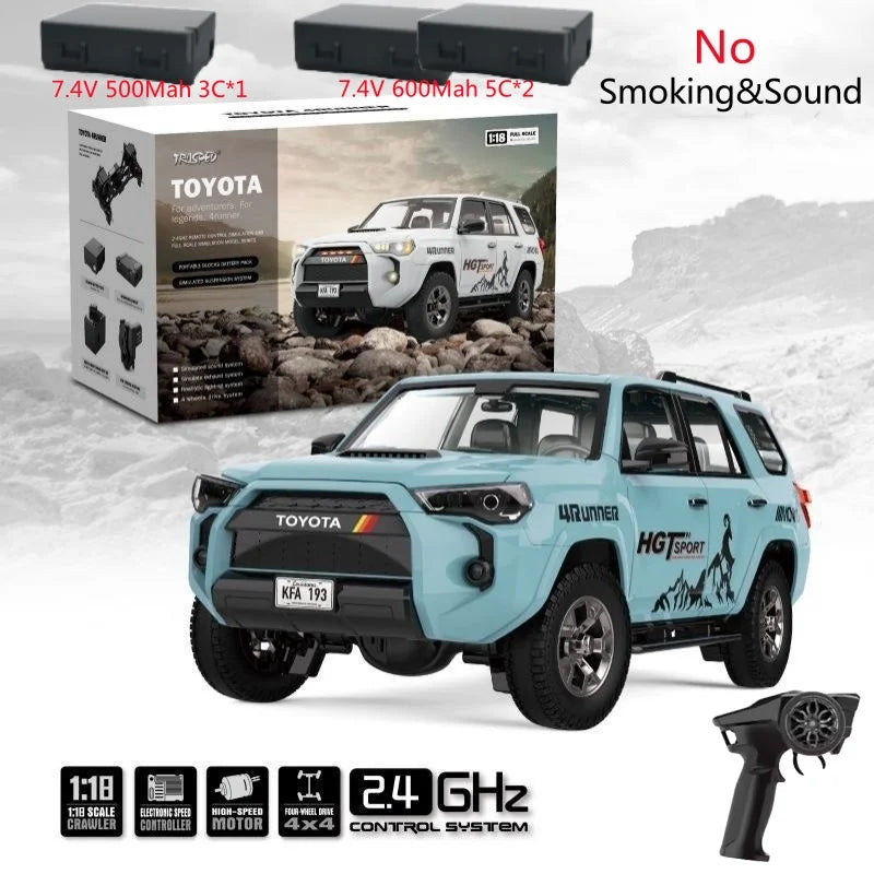 1:18 High Simulation All Terrain Off Road Electric RC Car Truck 2.4G