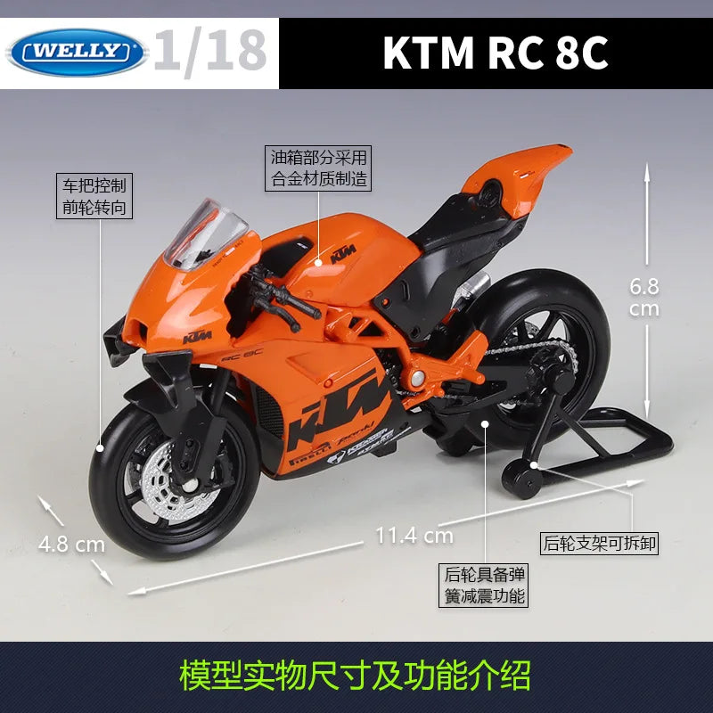 1:18 Ktm Rc 8c