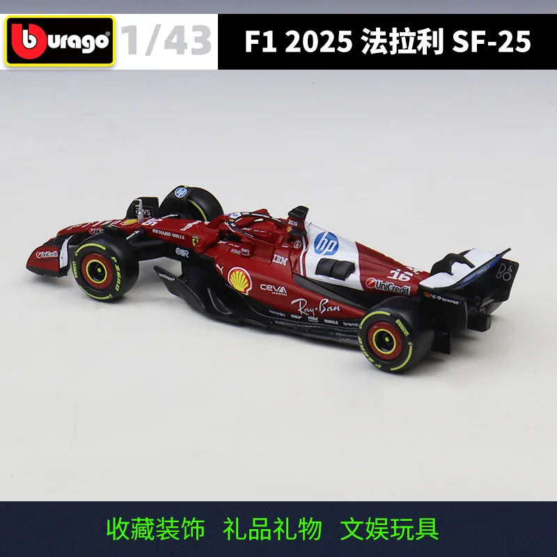 1:43 2025 Season Sf25 Sf 25 #16 #44 Formula 1