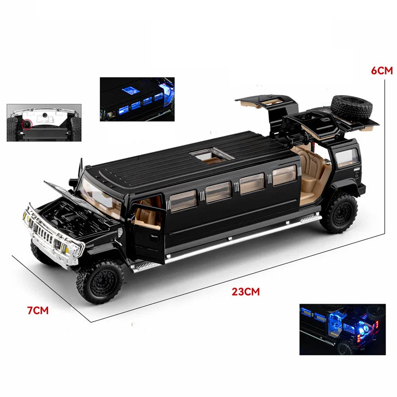 1:32 HUMMER H2 Extended Version