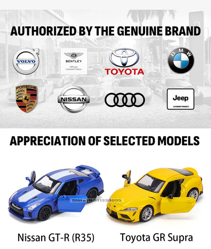 1:32 Porsche 911 GT3 RS Audi, BMW, Nissan